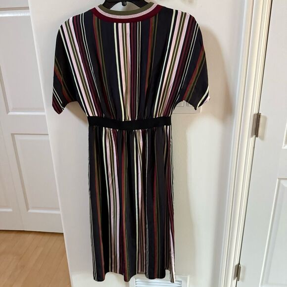 Ted Baker Safiiya Short Sleeve Striped Midi Dress Multi Color 6 - Picture 9 of 14